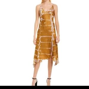 YOUNG FABULOUS tye-die Shibori Slip Dresses